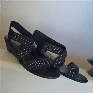 Coach And Four Wedge Sandals